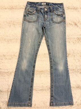 Vintage Y2K Aeropostale Flare Jeans | Low Rise | Light Wash Size 7/8 Long